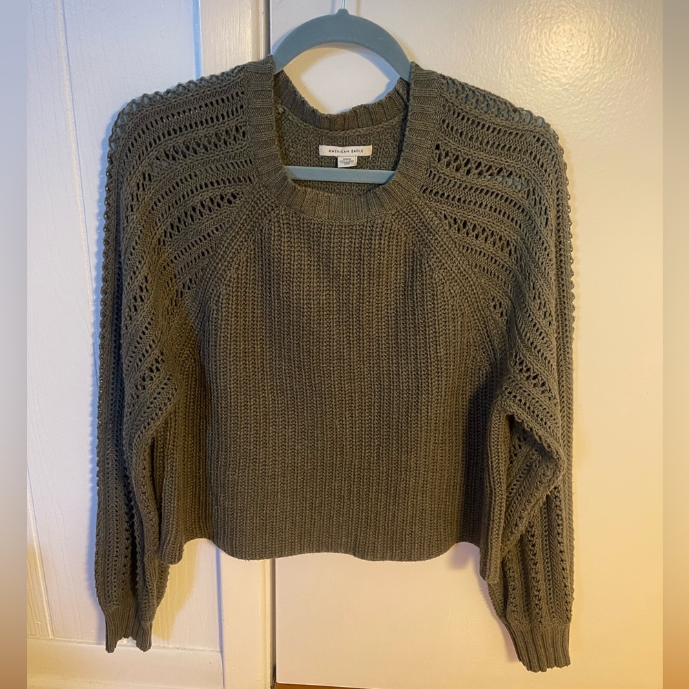 American Eagle Dark Green Sweater
